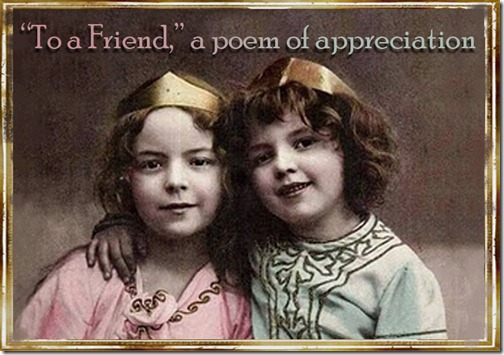 to a friend