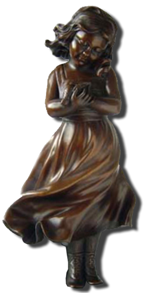 young bronze girl poem